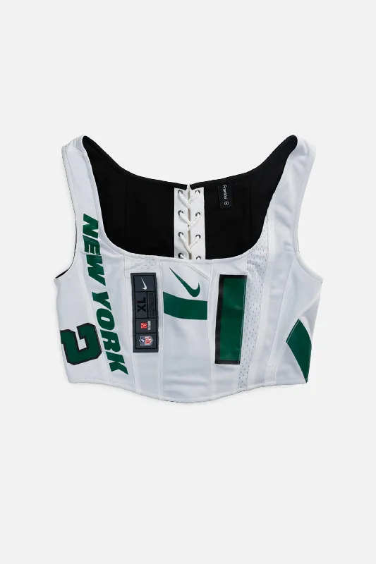 corset top with straps-Rework New York Jets NFL Corset - M