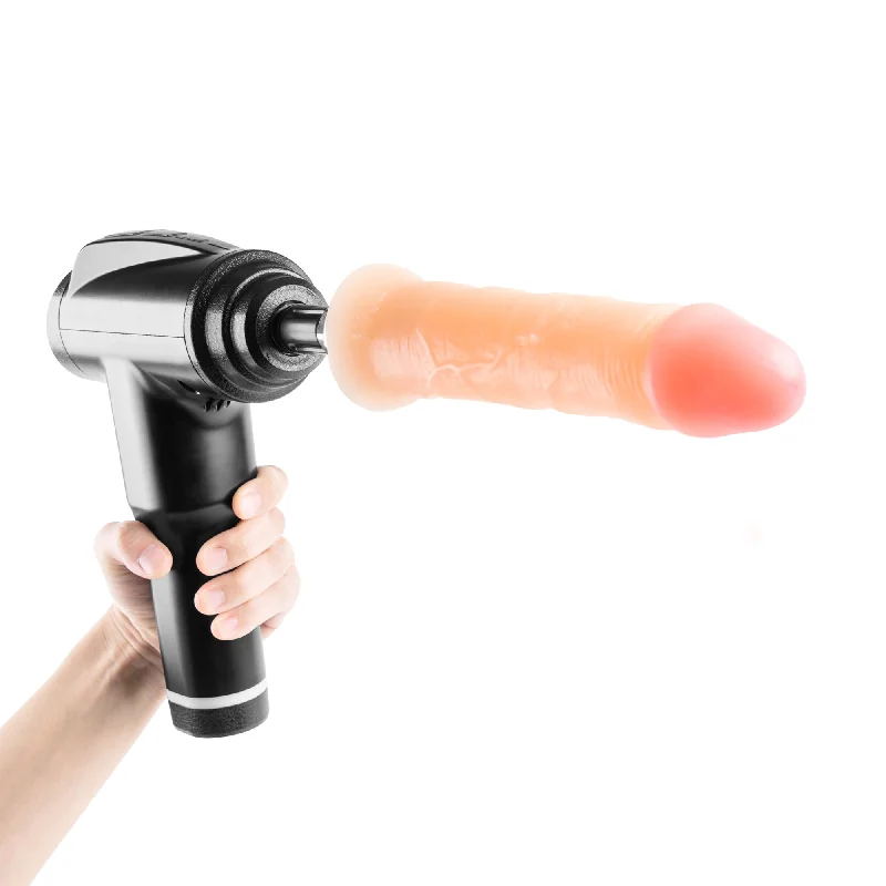 remote control thrusting dildo-Rechargeable Wireless Handheld Sex Machine With Realistic Dildo Attachment