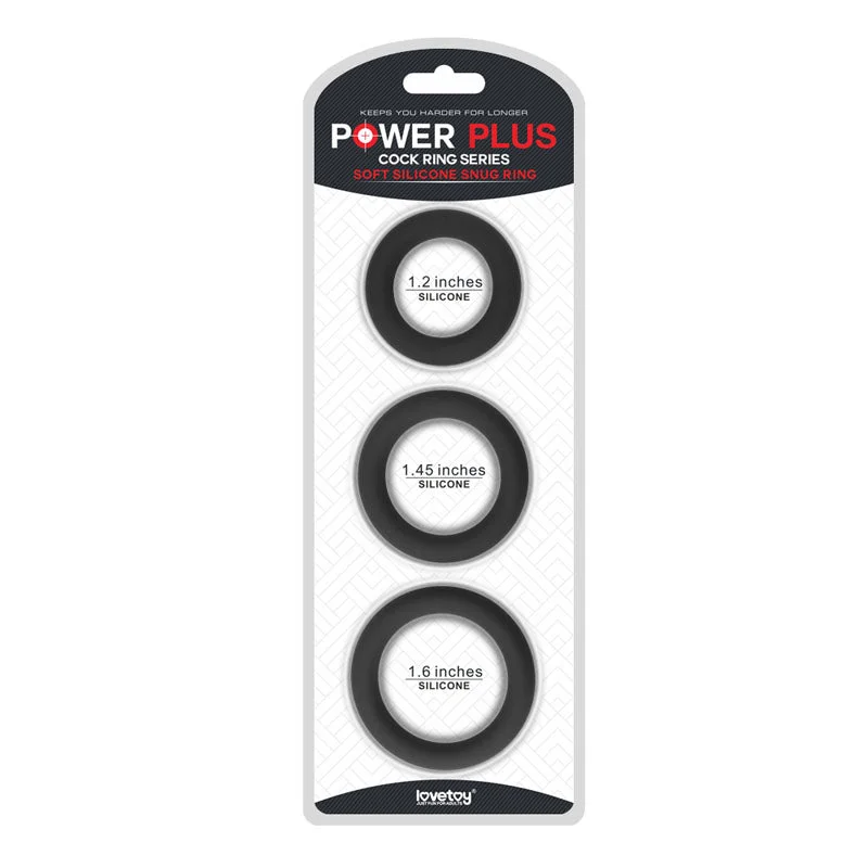 cock ring customer reviews-Power Plus Soft Silicone Snug Ring-(lv443001b)