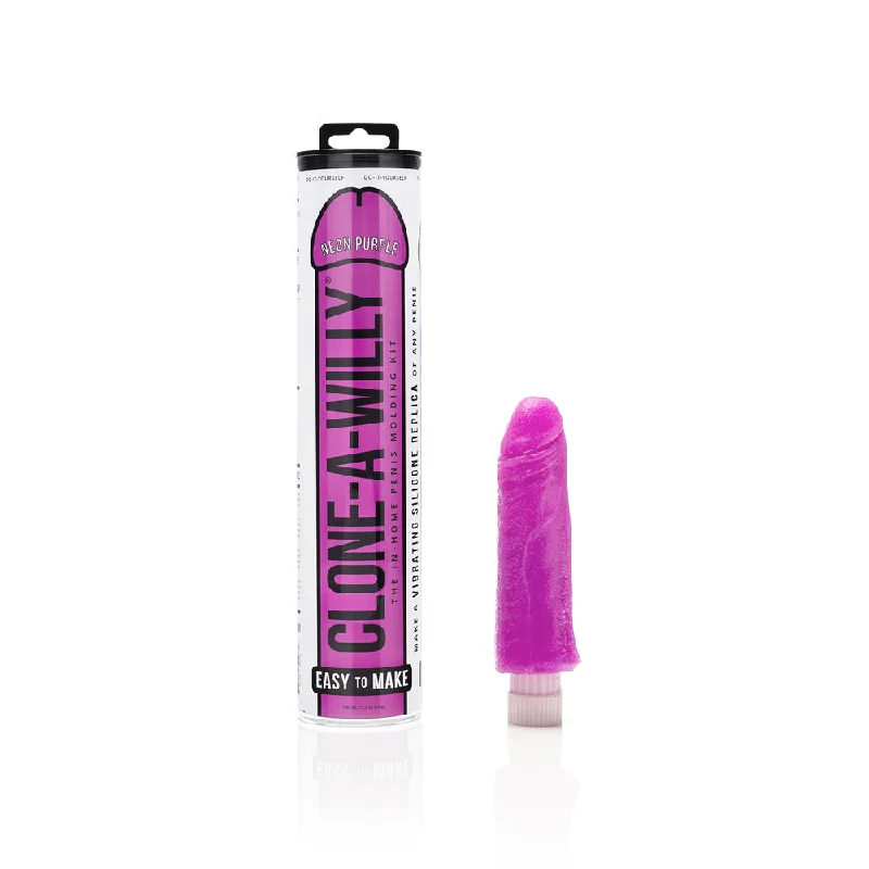 pink dildo-Clone-A-Willy DIY Vibrating Dildo Kit Neon Purple