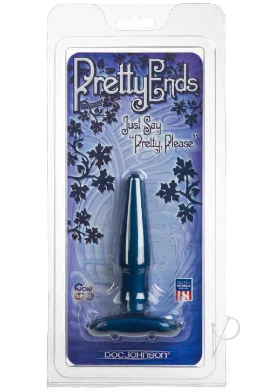 Affordable anal toys bundles-Pretty Ends Small Midnight Blue