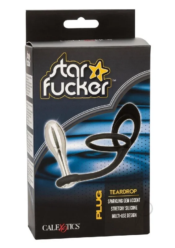 Anal toys for erotic games-Star Fucker Teardrop Plug