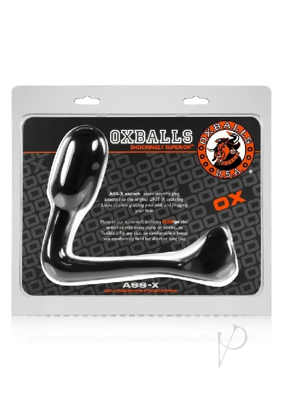 Anal toys for prolonged play-Ass-x Asslock Black