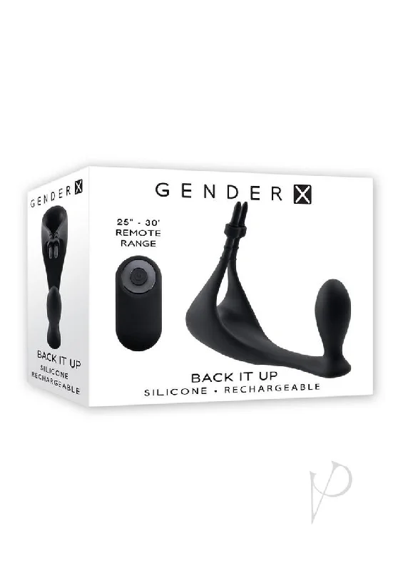 Anal toys for intimate exploration-Gx Back It Up Black