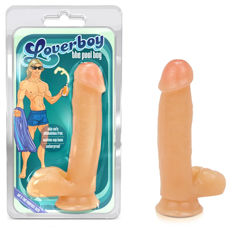 glass ribbed dildo-Loverboy ''The Pool Boy'' - Dildo 7''