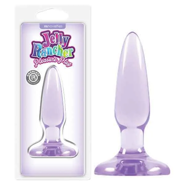 Anal toys for playful couples-Jelly Rancher Pleasure Butt Plug