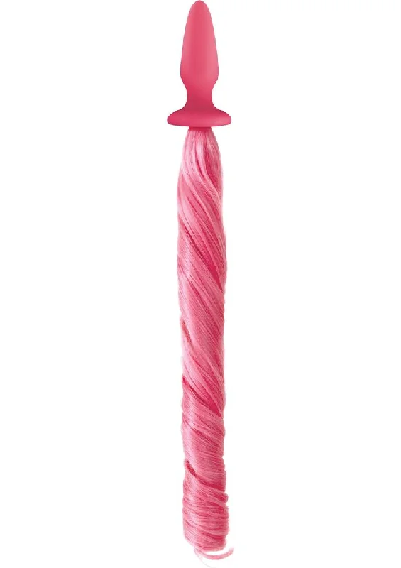 Anal toys with water-resistant build-Unicorn Tails Silicone Anal Plug