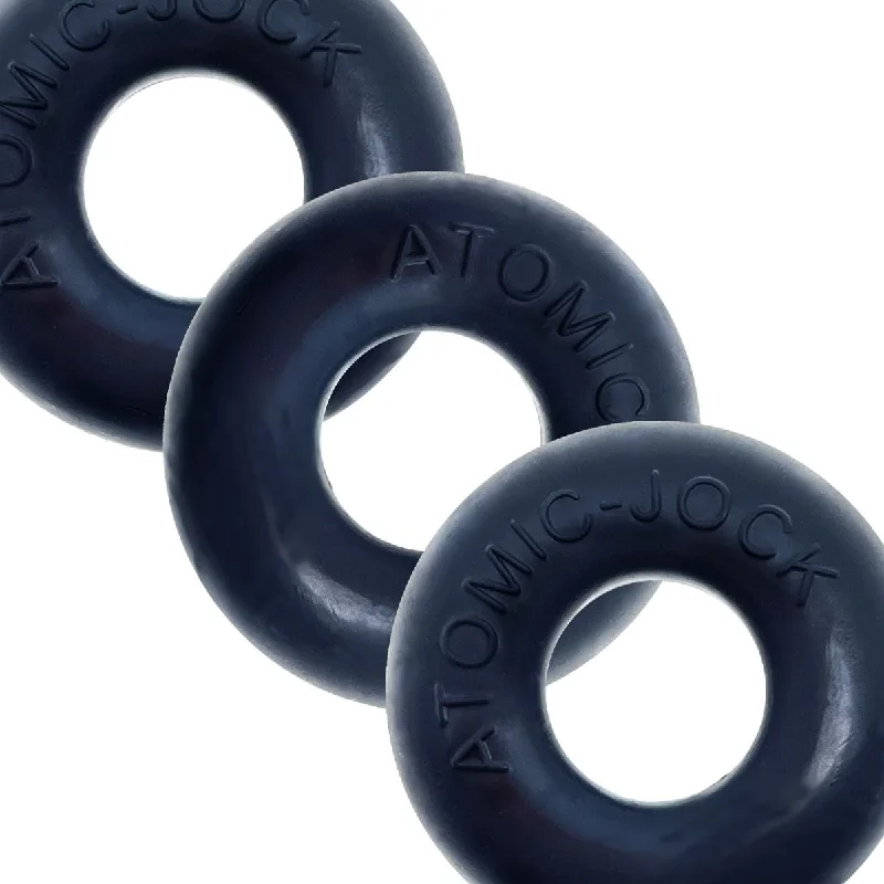 cock ring for discreet vibes-Oxballs Ringer Plus Silicone Cock Ring 3 Pack Special Edition Night