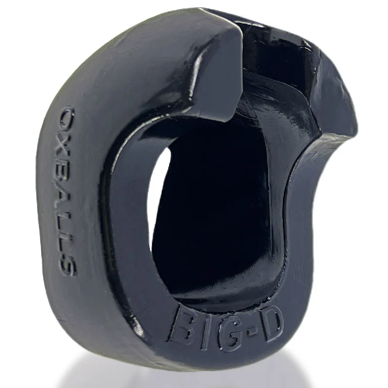 cock ring for max fun-Oxballs Big D Shaft Grip Cock Ring Black