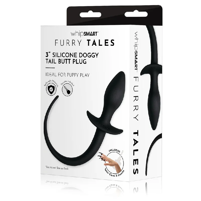 Anal toys for secret joy-WhipSmart Furry Tales 3'' Silicone Doggy Tail Butt Plug