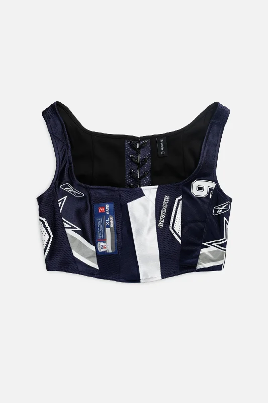 corset for fashion shoot-Rework Dallas Cowboys NFL Corset - S