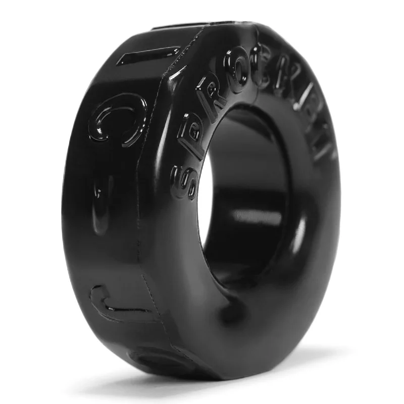 cock ring for sensual fun-Oxballs Sprocket Cock Ring Black