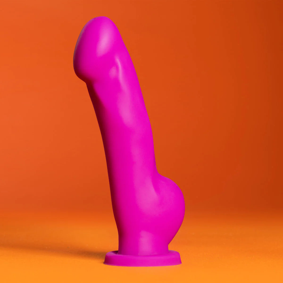 blue thick dildo-Avant Ergo Violet D7 Artisan 7 Inch Dildo with Suction Cup Base